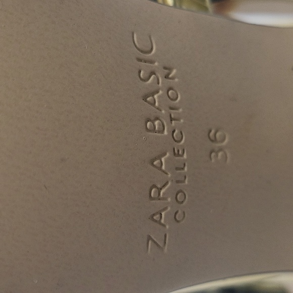 1062- Zara Basic Women's Heels Sandals Size 5.5 NWT - Picture 8 of 11